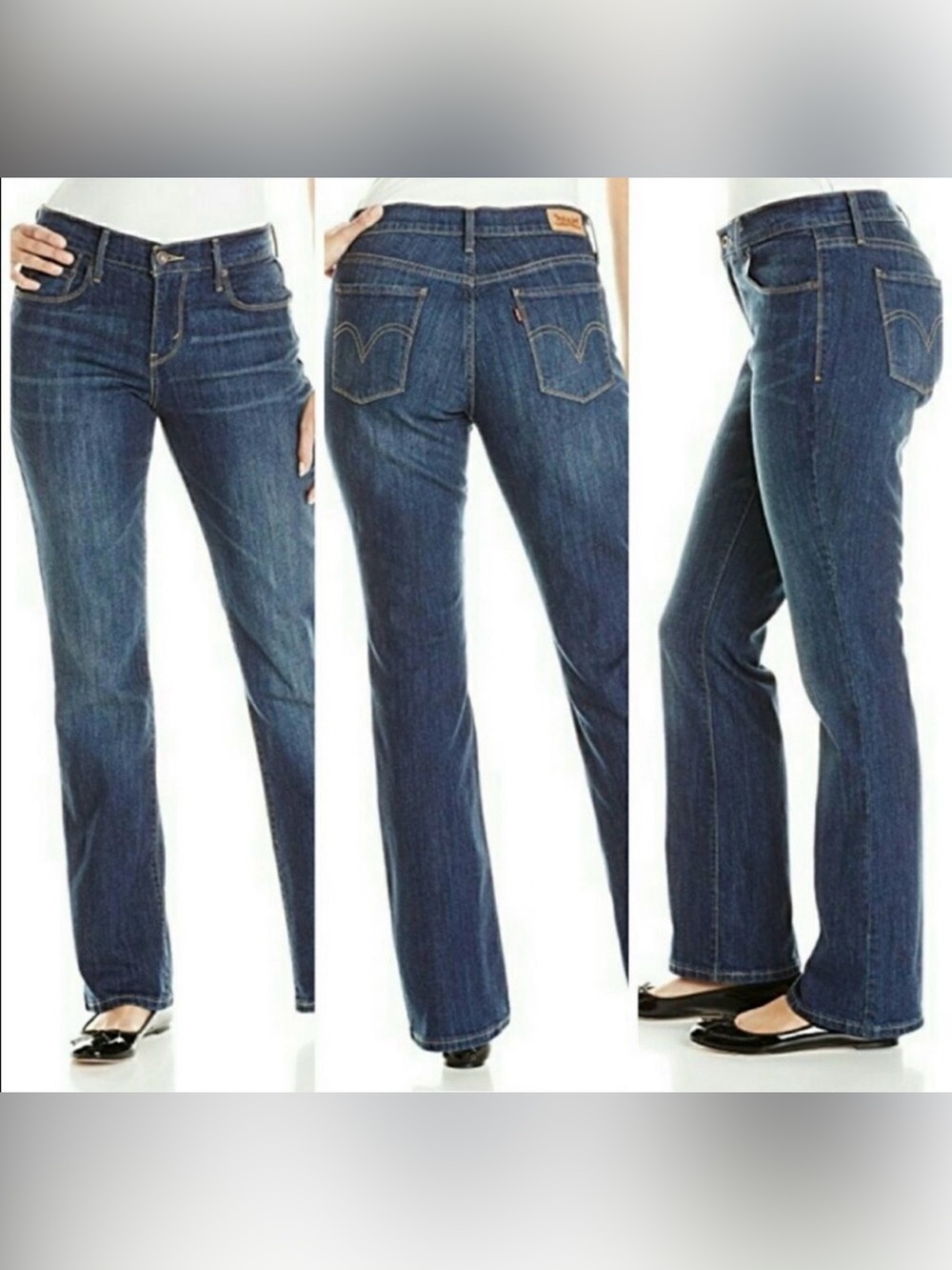 LEVI’S 4 515 Boot Cut Blue Denim Jeans